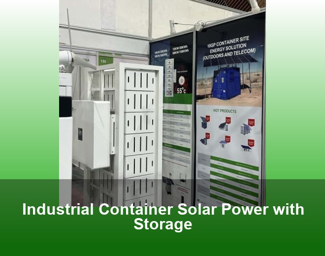 Industrial Container Solar Power with Storage